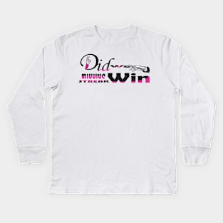 did win Kids Long Sleeve T-Shirt